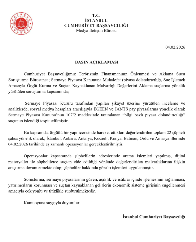 Borsada Dolandırıcılık Baskını Jantsa Ve Ege Endüstri Hisseleriyle Ilgili Operasyon (1)-1