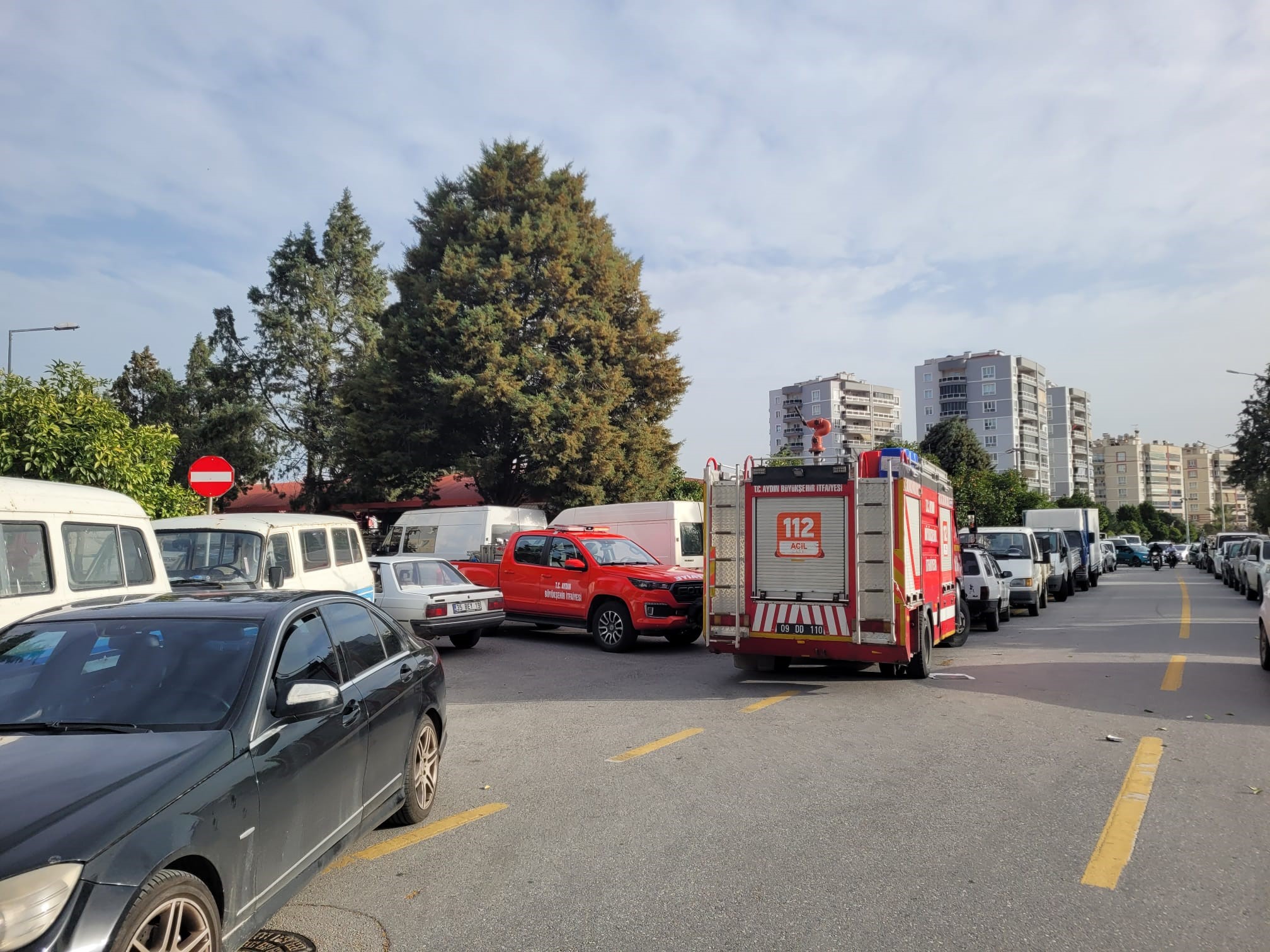 Efekent Pazaryeri’nde Rüzgar Ağacı Devirdi (5)