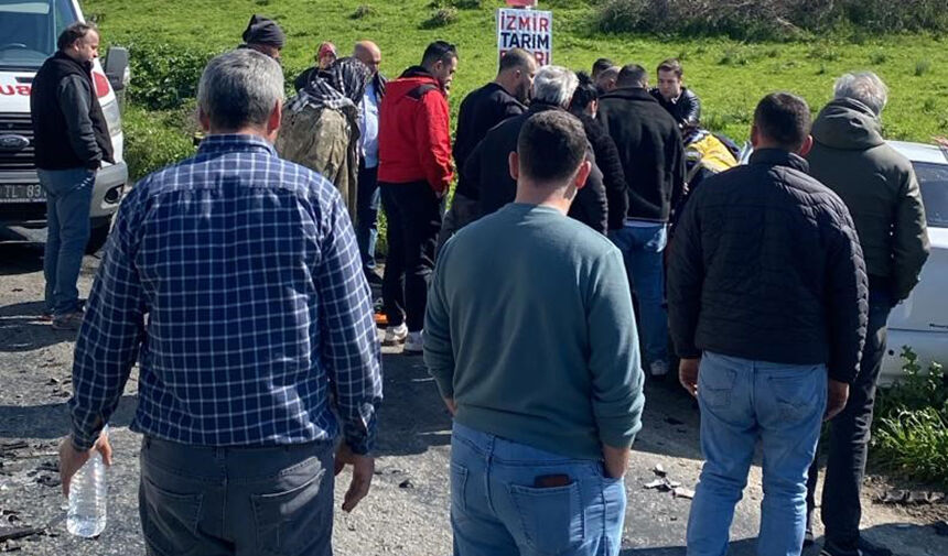 Hatalı Sollama Yapan Otomobil Kamyona Çarptı (4)