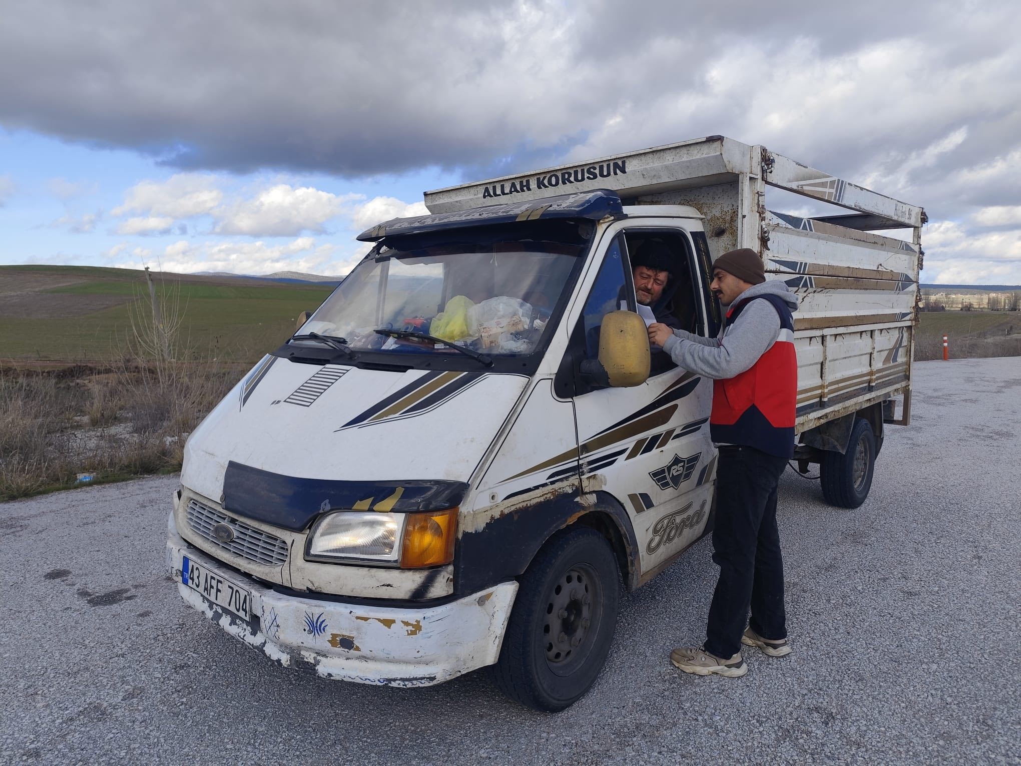 Hayvan Taşıyan Araçlar Durduruldu (2)