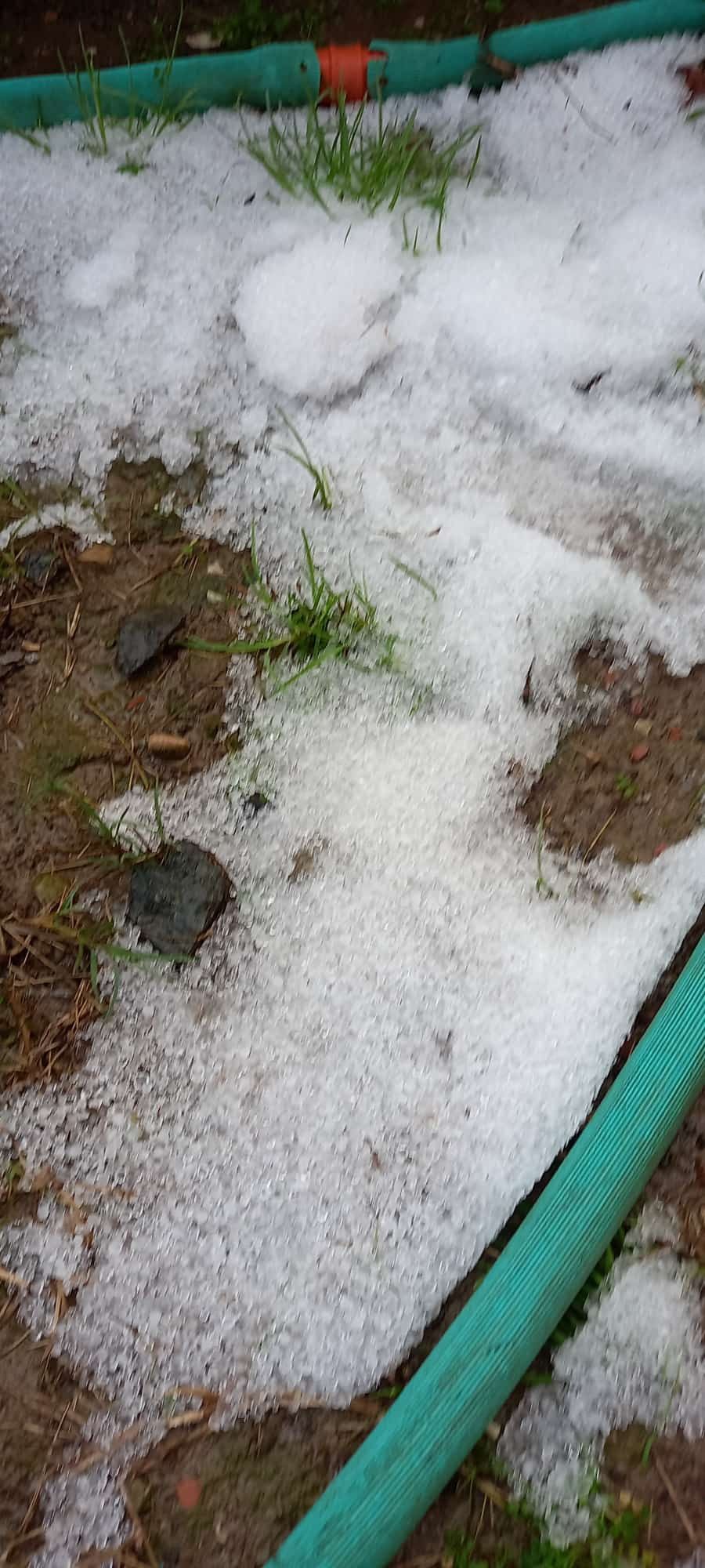 Kuvvetli Yağışın Ardından Dolu Etkili Oldu (3)