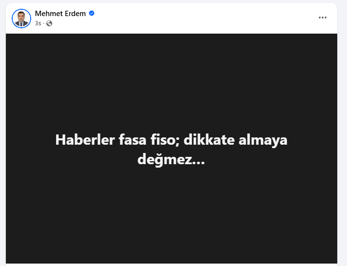 Mehmet Erdem Yalan Habere Tepki Gösterdi Dikkate Almaya Değmez (1)-1