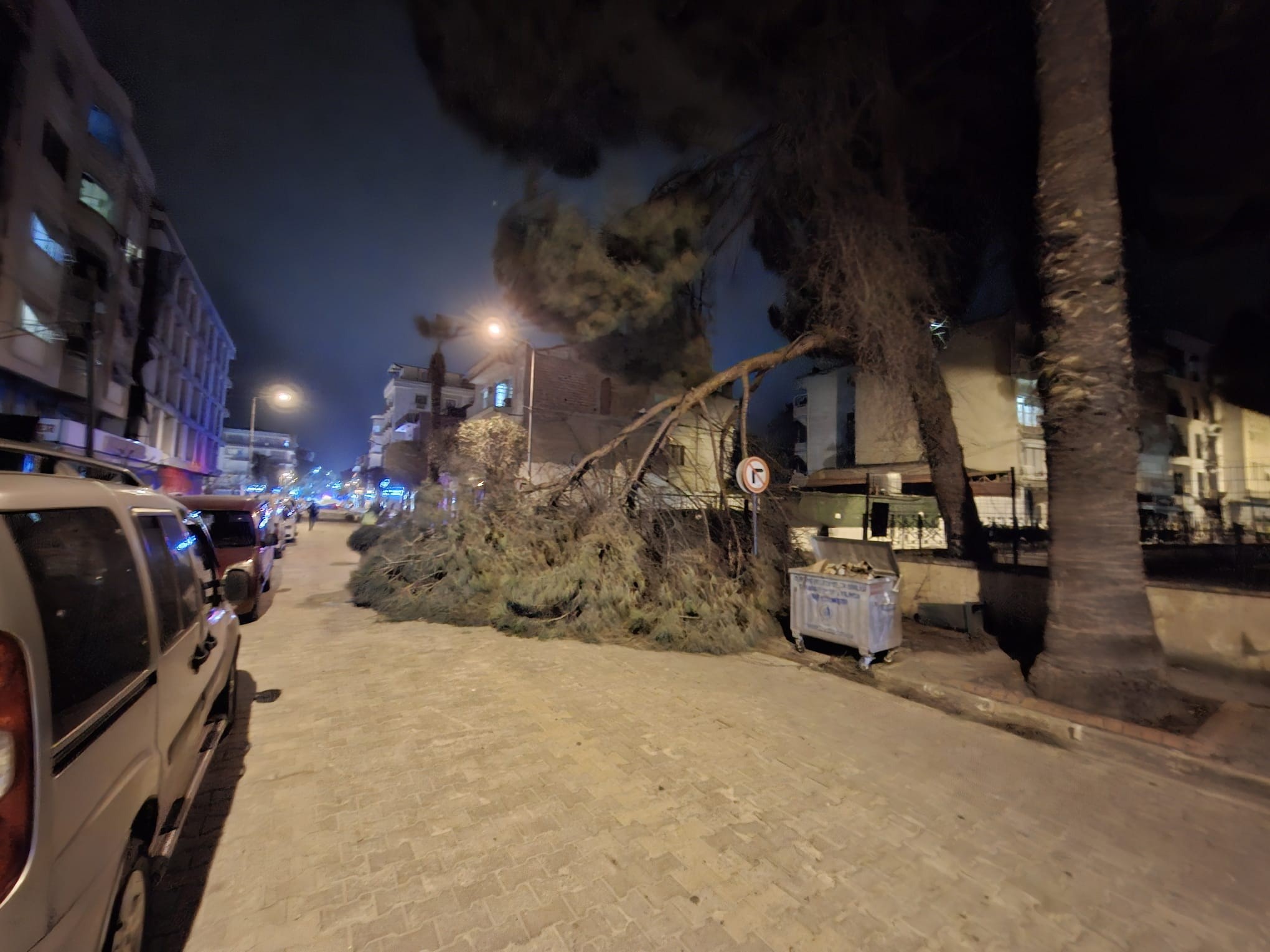 Minarenin Külahı Koptu, Çok Sayıda Ağaç Devrildi (6)