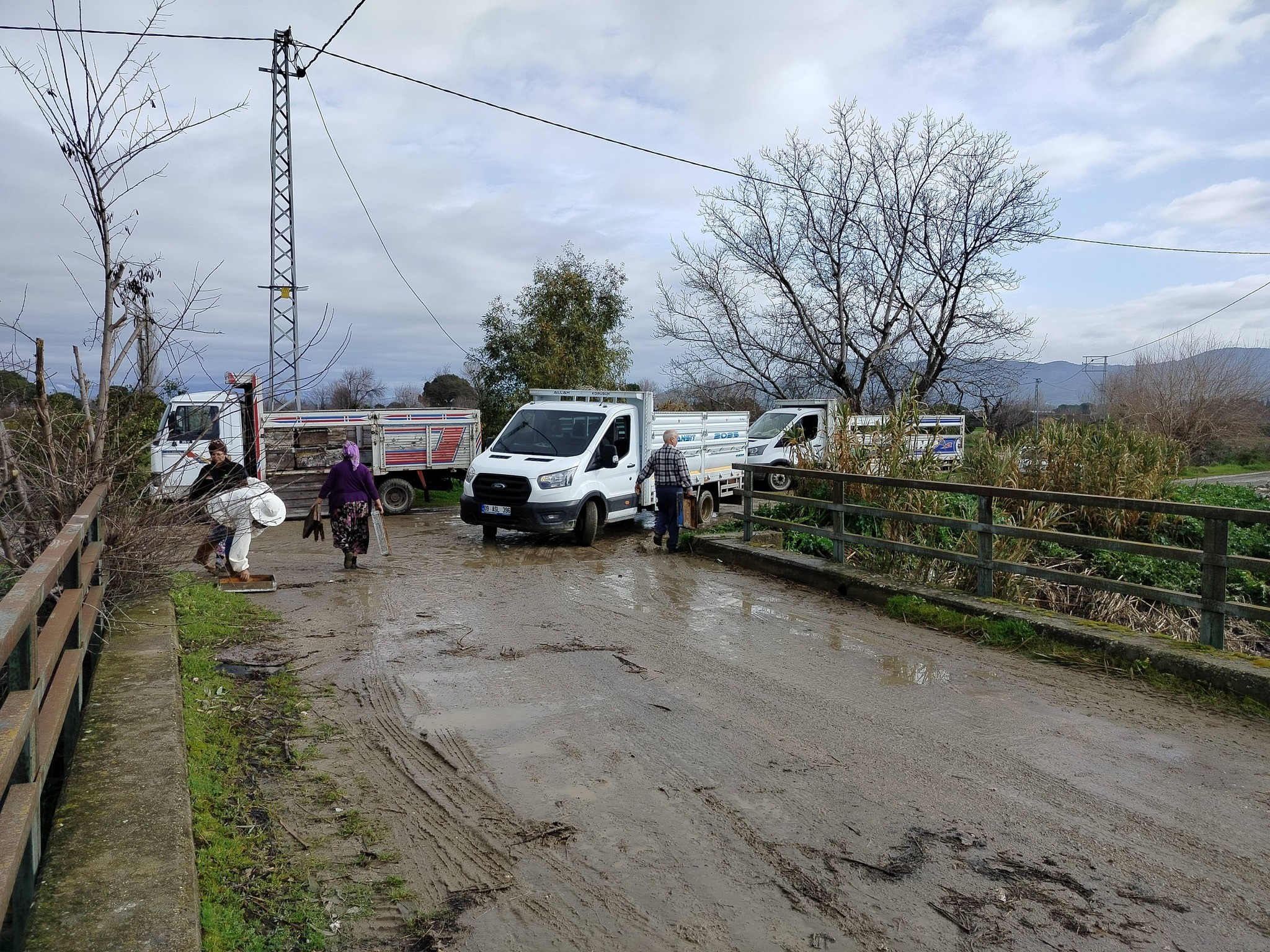Söke’de Tarım Alanlarını Yağış Vurdu (6)