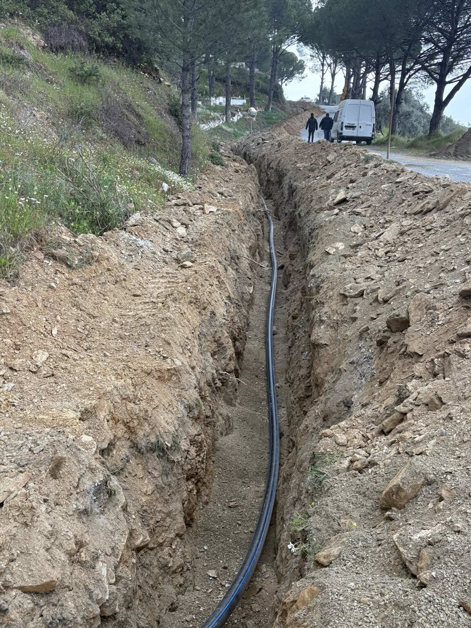 Aydın Büyükşehir Çalışıyor, Koçarlı’da 5 Bin Metrelik Hat Tamamlanıyor (2)