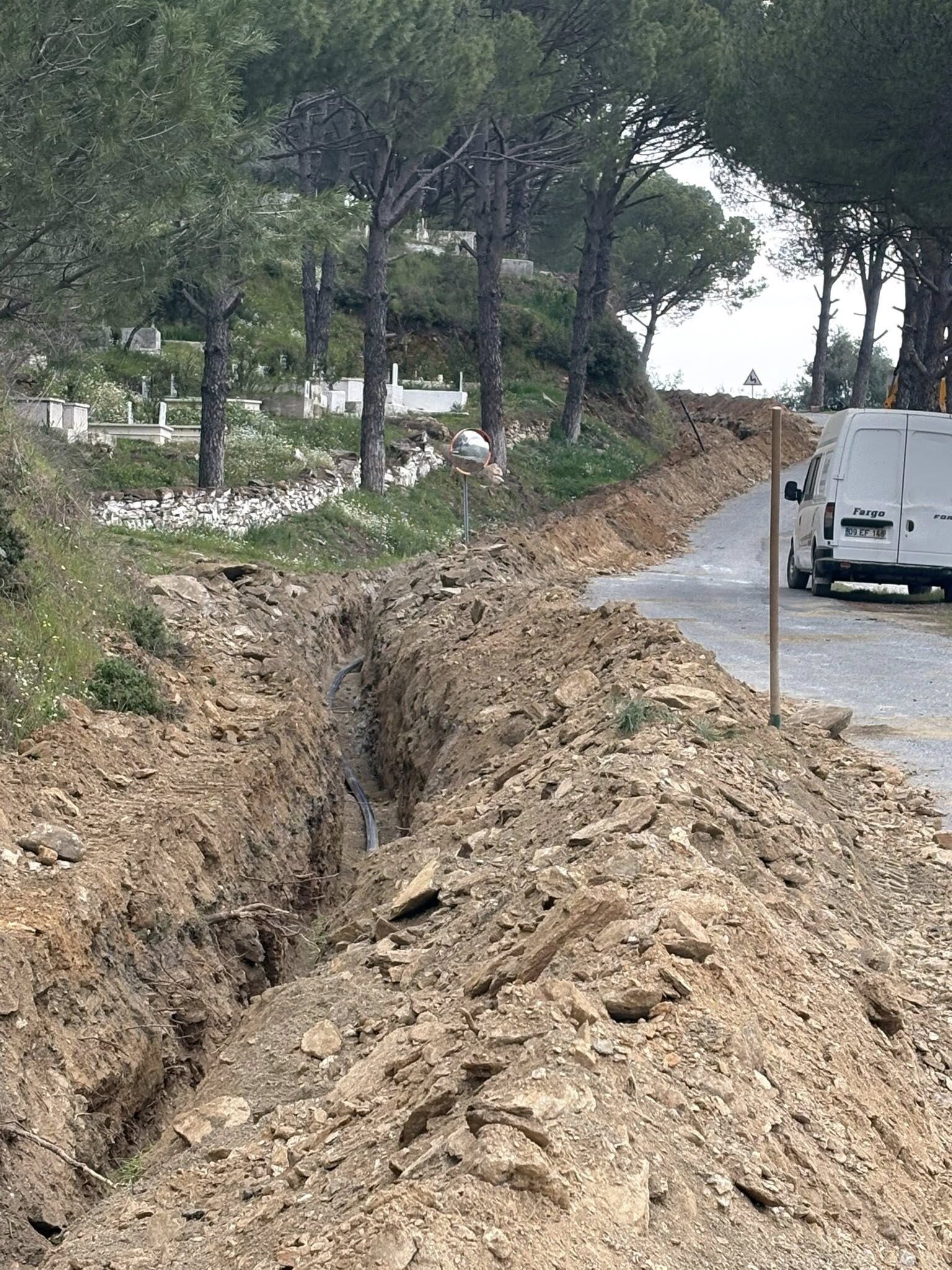 Aydın Büyükşehir Çalışıyor, Koçarlı’da 5 Bin Metrelik Hat Tamamlanıyor (3)