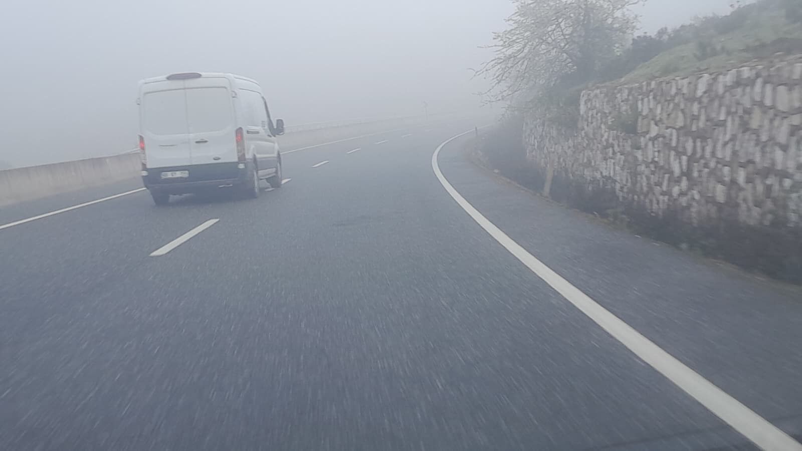 Aydın’a Sis Çöktü, Sürücülere Uyarı (1)