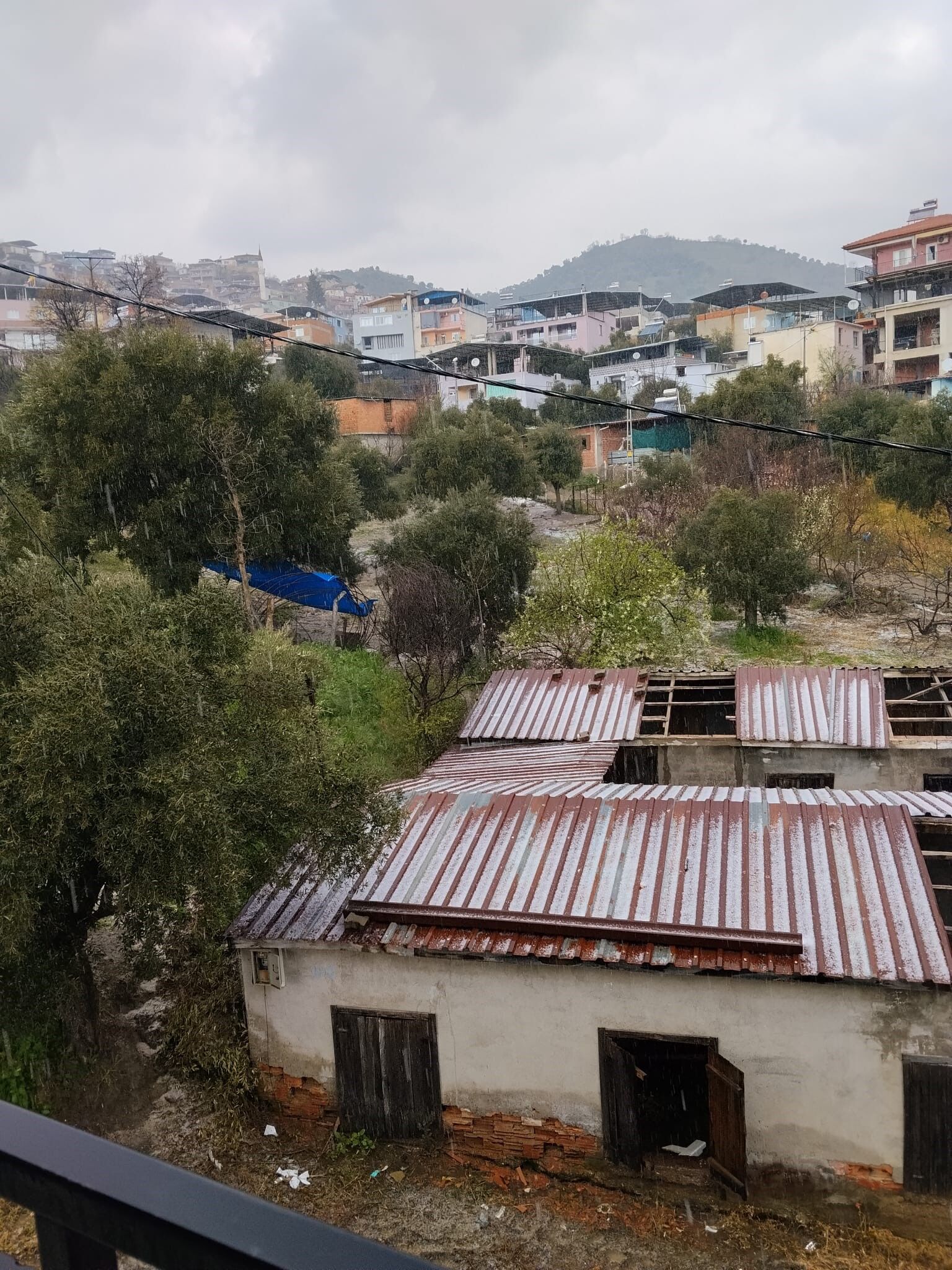 Aydın’da Dolu Yağışı Etkili Oldu (1)