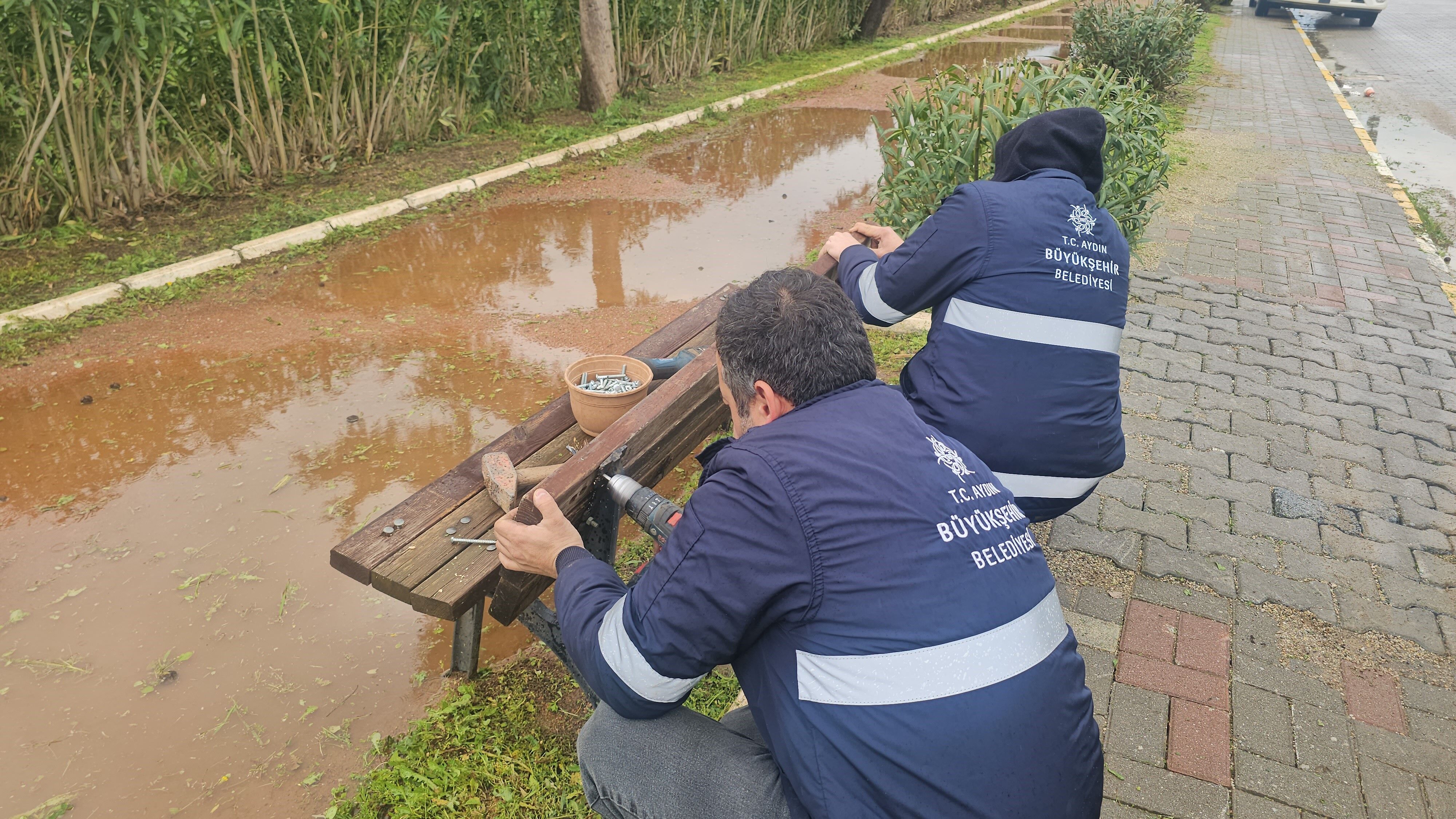 Başkan Çerçioğlu Talimat Verdi, Nazilli’deki Yürüyüş Yolu Pırıl Pırıl Oldu (6)