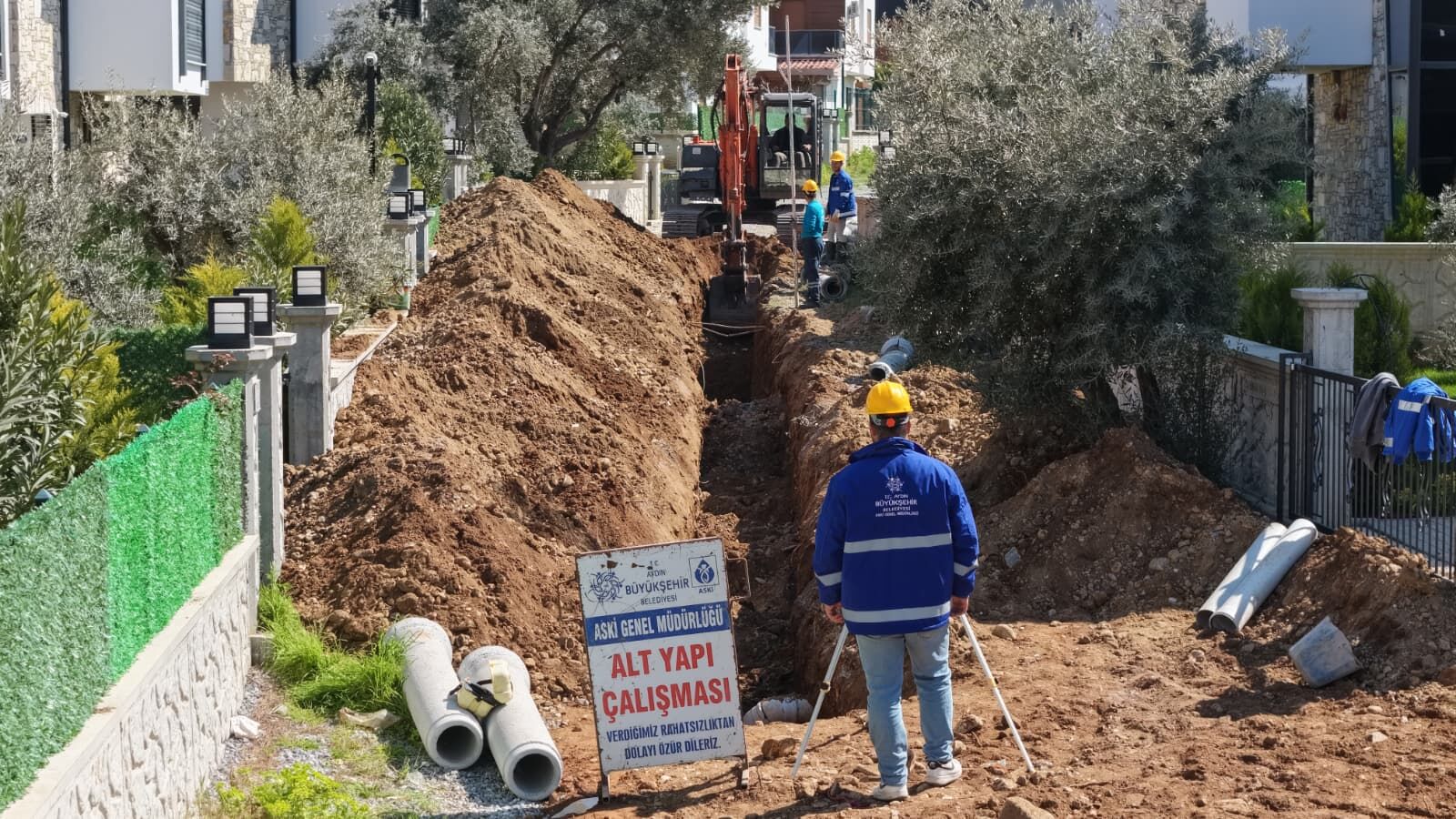 Başkan Çerçioğlu'ndan Davutlar’da Altyapı Yatırımı (8)