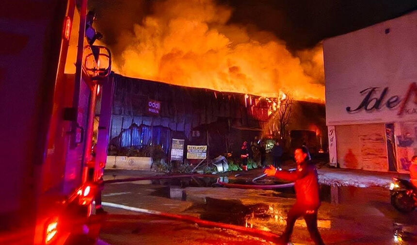 Mobilya Fabrikasında Yangın Çıktı (4)