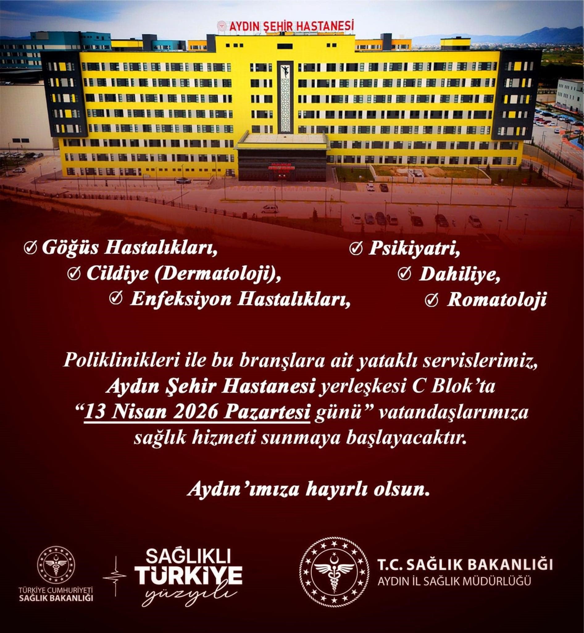 Aydın Şehir Hastanesi’nde Yeni Birimler Hizmete Giriyor (2)