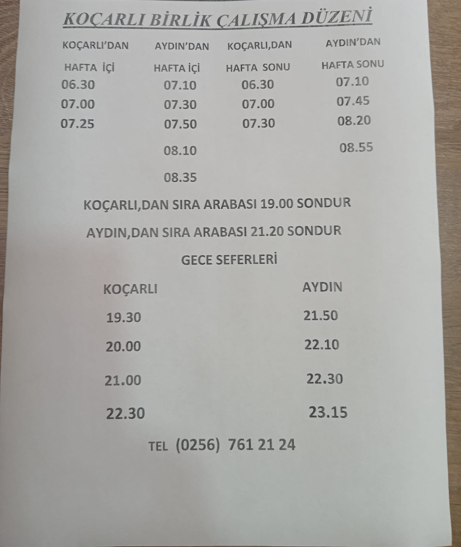 Aydın’da Minibüs Kullananlar Dikkat, Saatler Değişti (3)