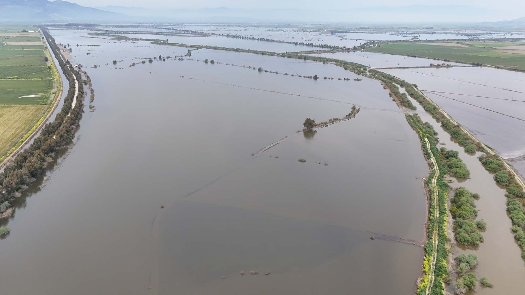 Aydın’daki Taşkının Izleri Havadan Görüntülendi (4)