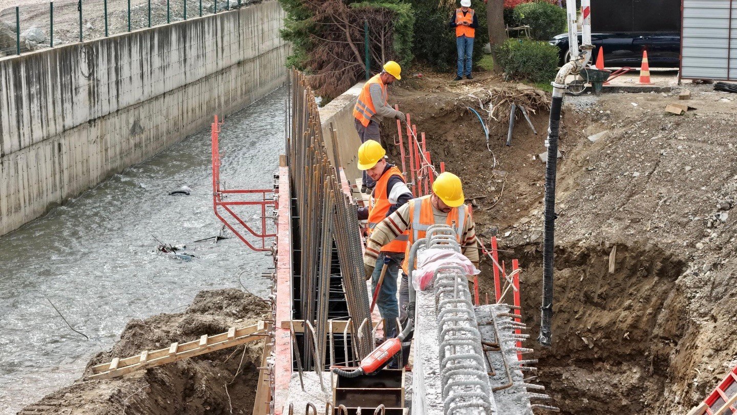 Başkan Çerçioğlu Çalışıyor, Dev Projeler Bir Bir Hayata Geçiyor.. 118 Milyon Liralık Köprüde Çalışmalar Sürüyor (6)