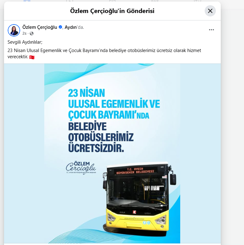 Başkan Çerçioğlu Duyurdu 23 Nisan’da Belediye Otobüsleri Ücretsiz (1)-1