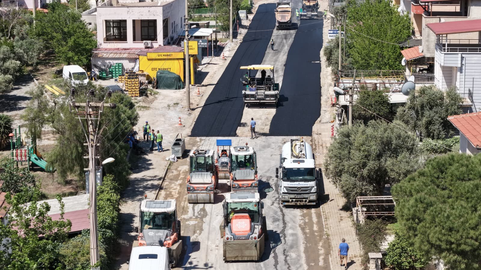 Başkan Çerçioğlu Talimat Verdi, Akbük Yolu Yenileniyor (2)