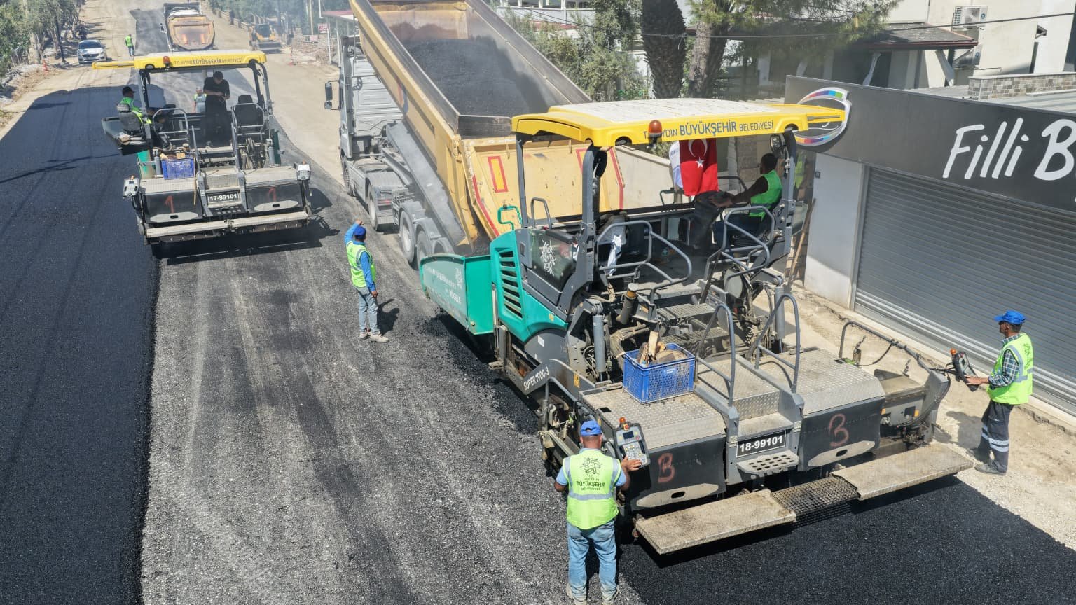 Başkan Çerçioğlu Talimat Verdi, Akbük Yolu Yenileniyor (5)