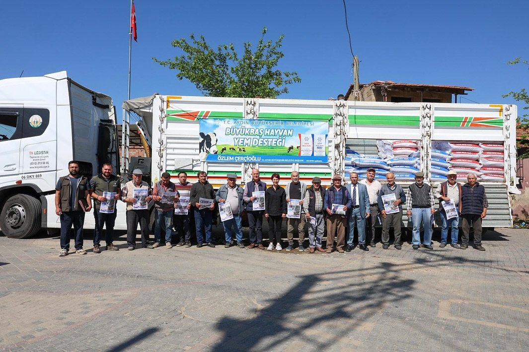 Başkan Çerçioğlu’ndan Germencik’te Üreticilere Yem Desteği (3)