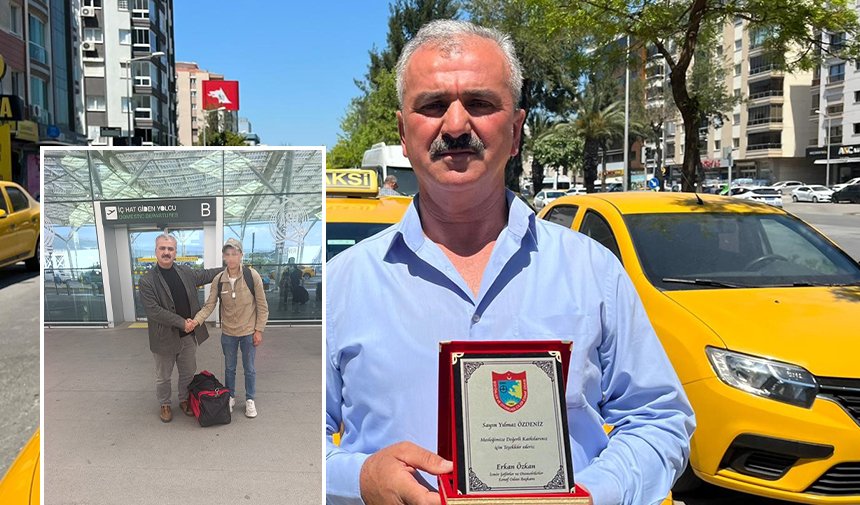 Parası çalınan askerin imdadına taksi şoförü yetişti