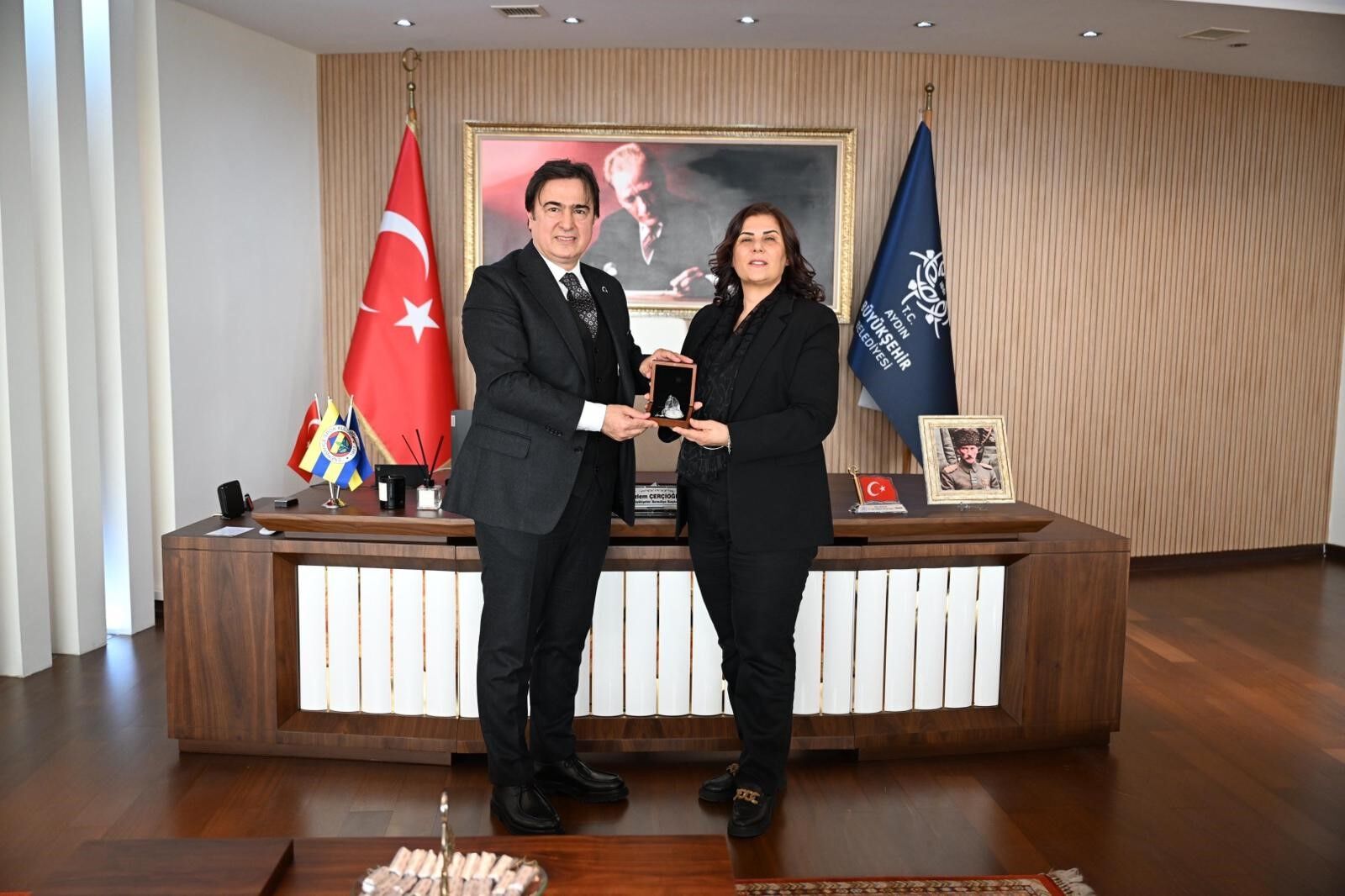 Tcdd Genel Müdür Yardımcısı Çakıroğlu Ve Tcdd Yetkililerinden Başkan Çerçioğlu’na Ziyaret (2)