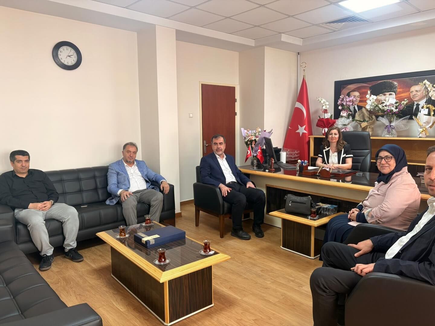 Ak Parti Aydın’dan Adü Başhekimi Uysal’a Hayırlı Olsun Ziyareti (2)