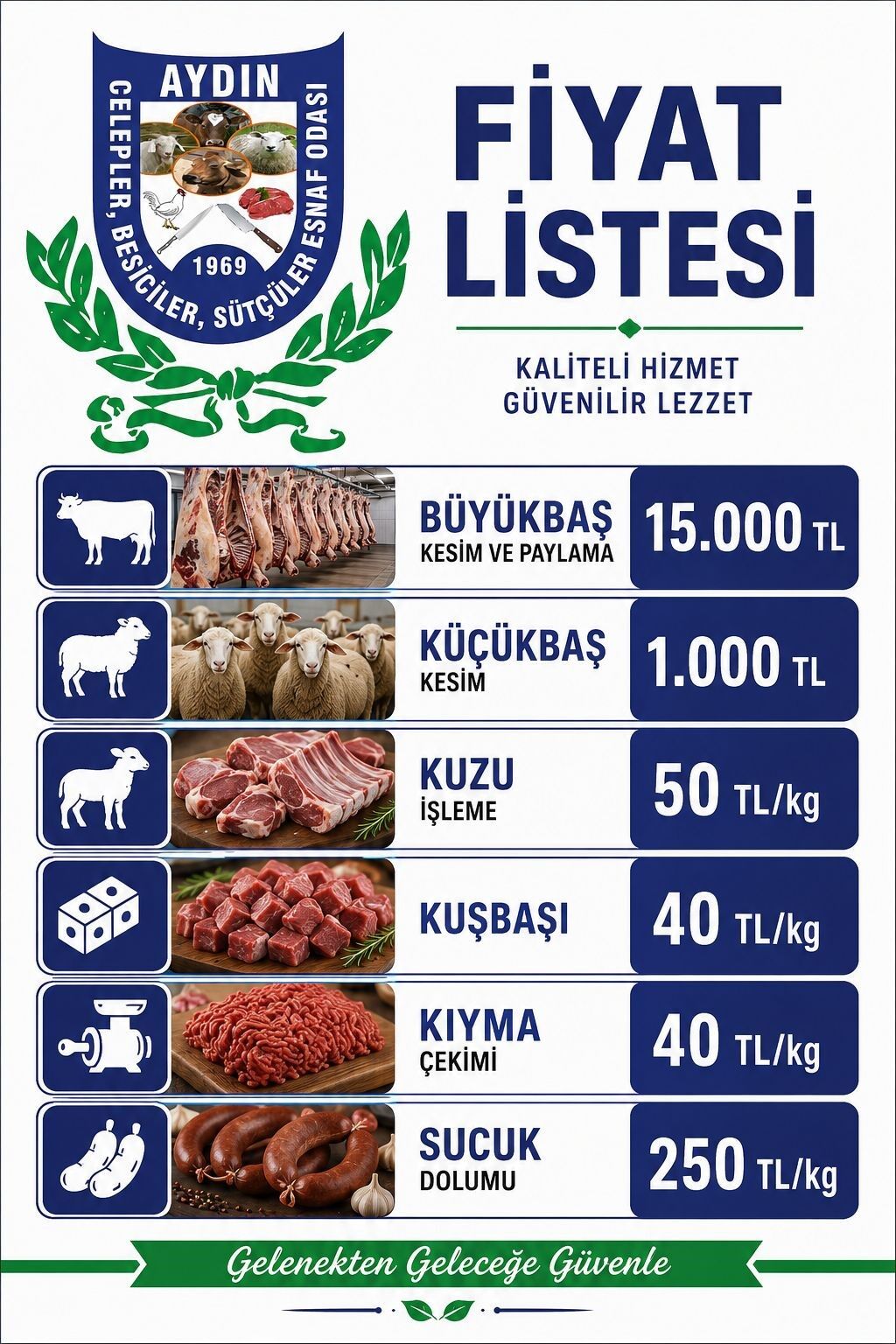 Aydın'da Kurban Kesim Fiyatları Açıklandı (1)