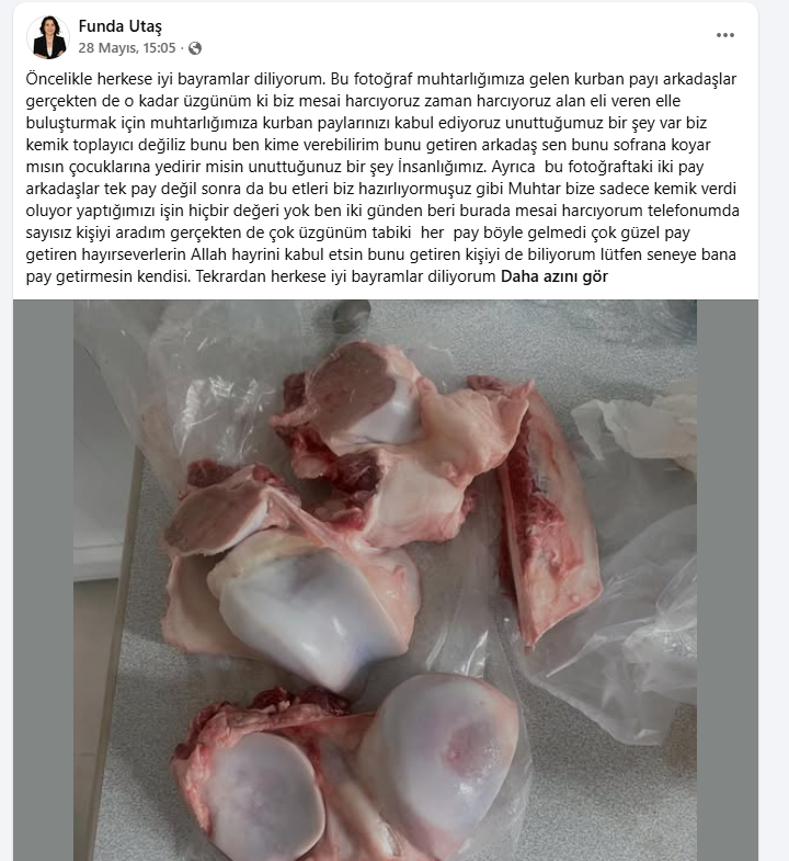 Aydınlı Muhtardan Kurban Payı Tepkisi Biz Kemik Toplayıcı Değiliz (1)-1