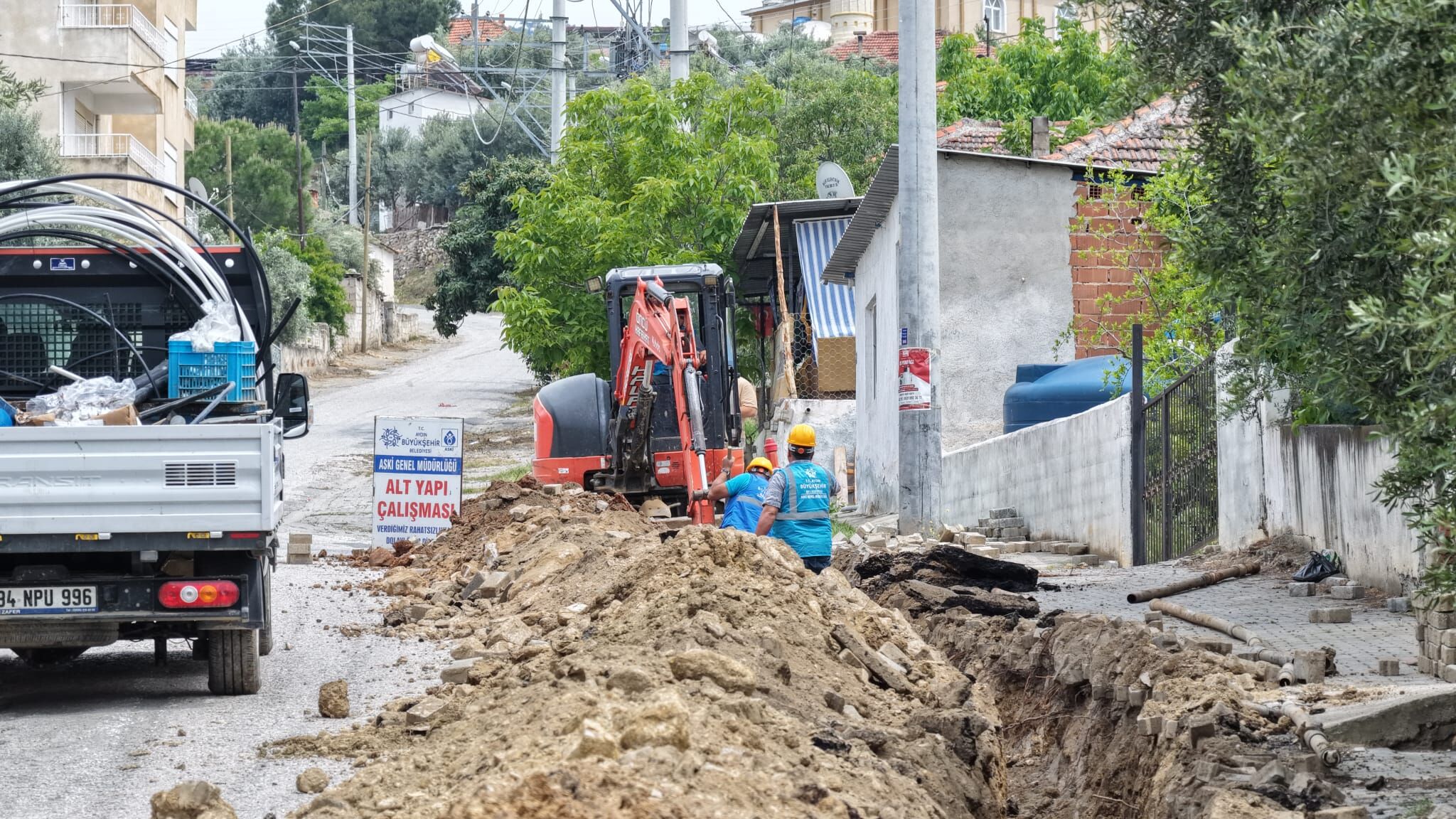 Başkan Çerçioğlu'ndan Kuyucak’ta Altyapı Yatırımı (2)