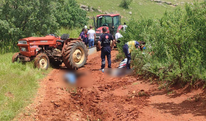 Traktör devrildi, 1’i çocuk 2 kişi yaşamını yitirdi