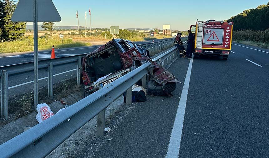 Feci kazada 1 kişi hayatını kaybetti, 2 kişi yaralandı