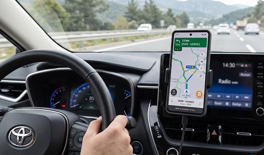 Araç sahiplerine yeni düzenleme.. Telefon tutucu ve araç içi aksesuarlar için kurallar netleşiyor