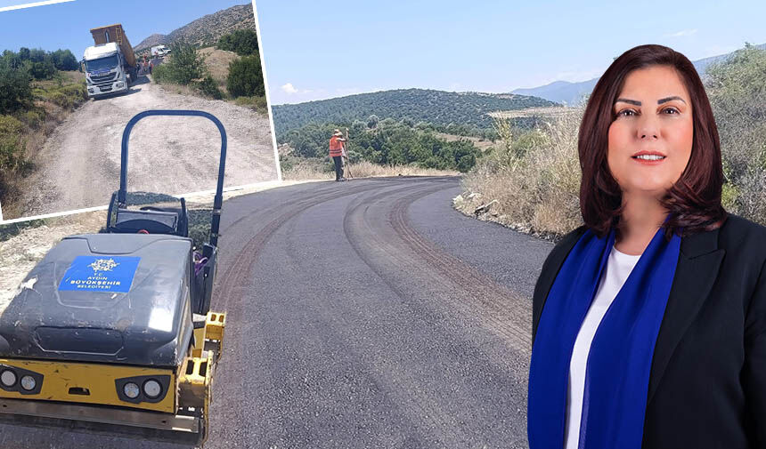Aydın Büyükşehir dağ tepe demeden hizmete devam ediyor