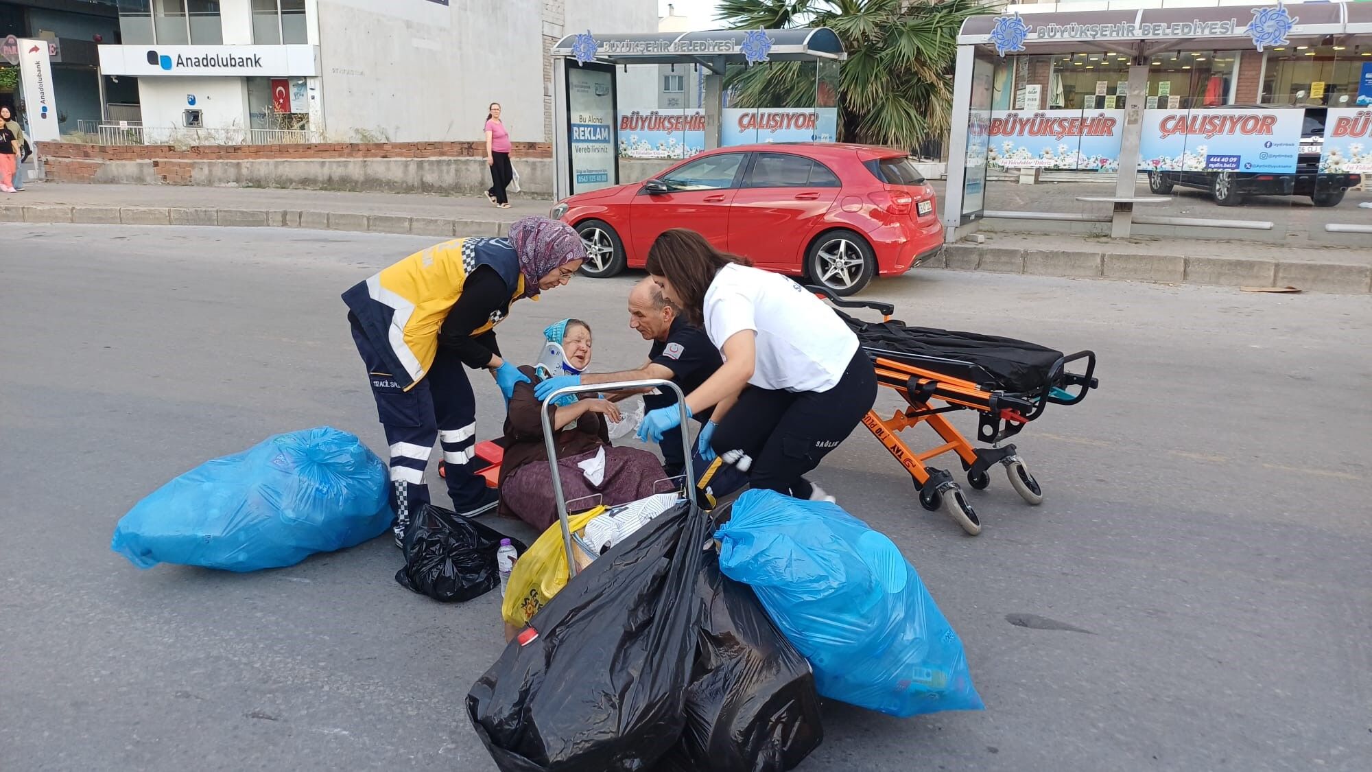 Aydın’da Trafiğe Kapalı Alanda Kaza Oldu (3)