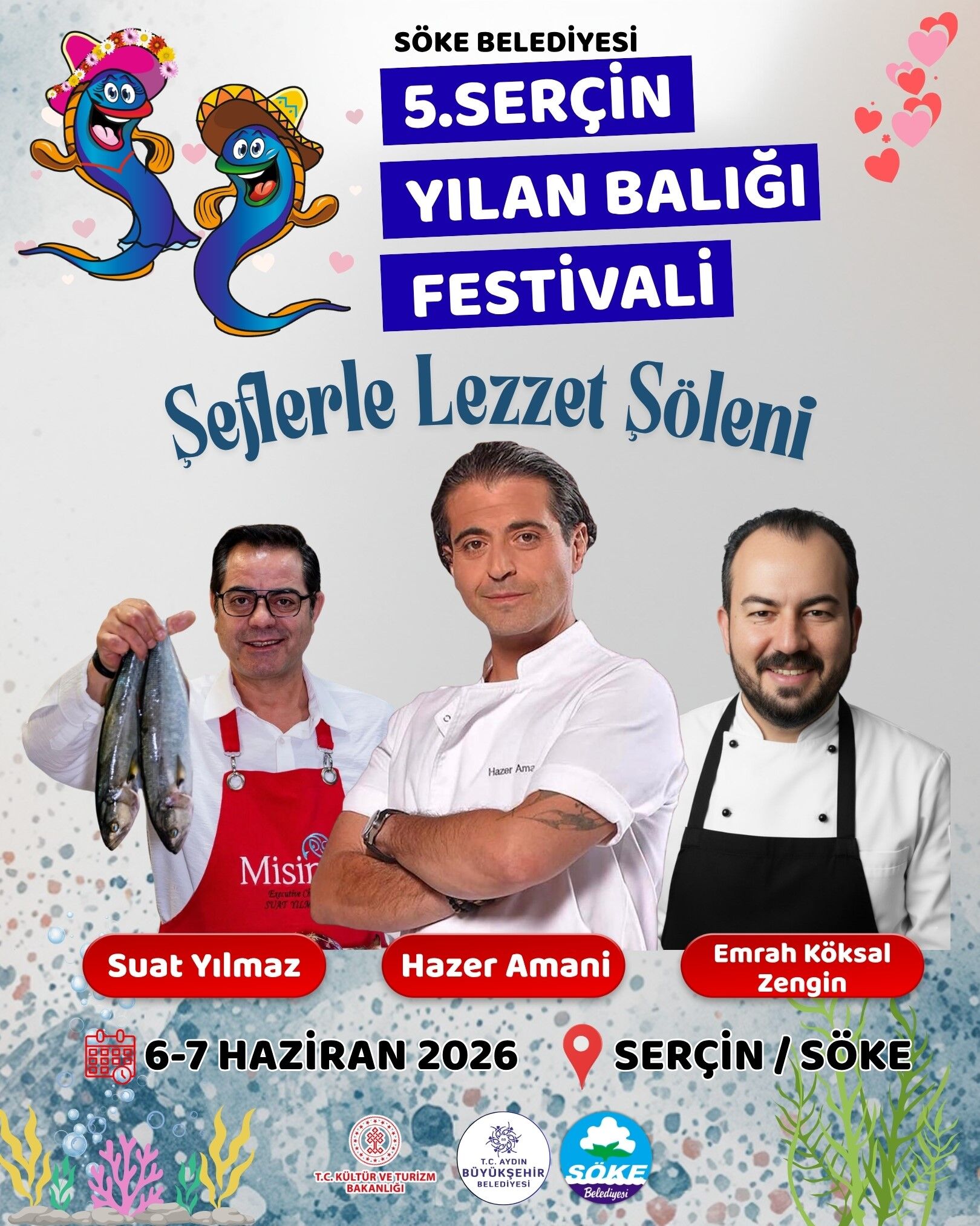 Başkan Arıkan’dan Festival Daveti.. Türkiye'nin Ünlü Şefleri Serçin'de Buluşuyor (1)