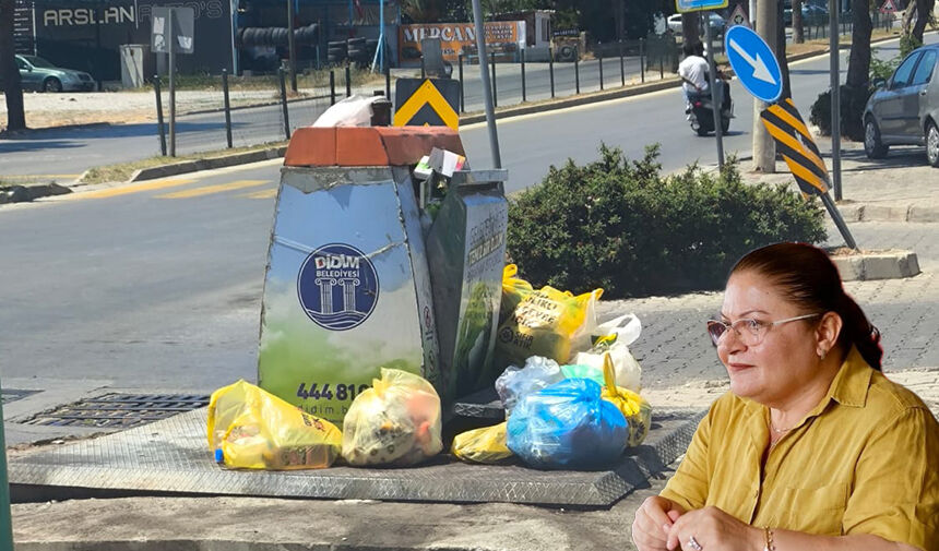 Didim'de çöp sorunu büyüyor.. Vatandaşlardan CHP'li Hatice Gençay'a tepki