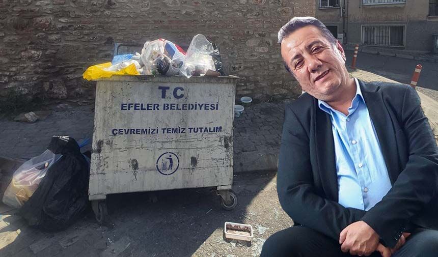 Efeler’de çöp, çukur, çamur dönemi! CHP’li Anıl Yetişkin’in eseri..