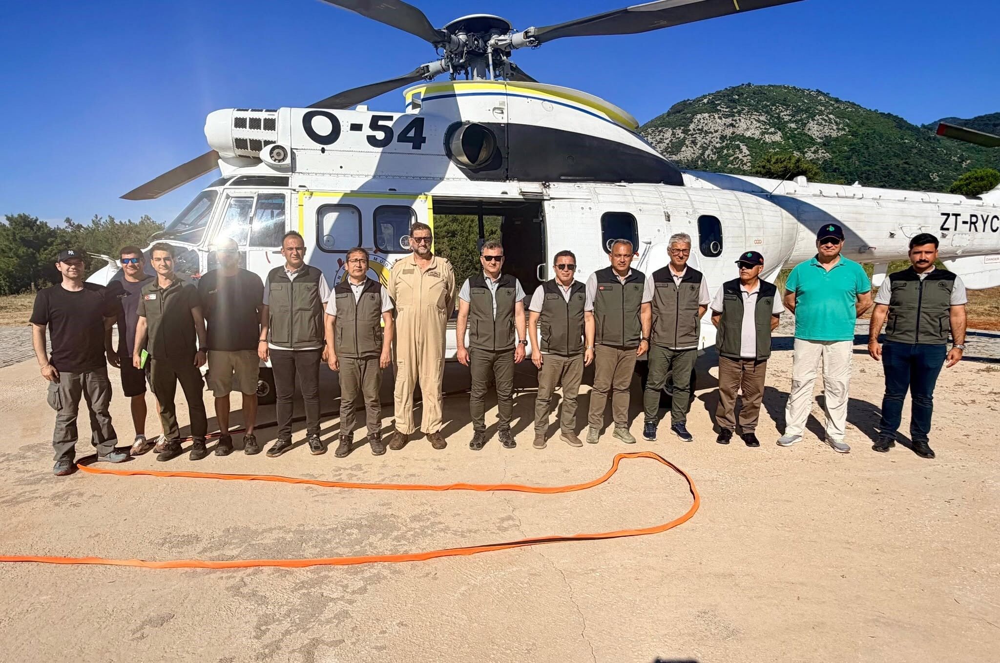 Helikopter Aydın’a konuşlandı