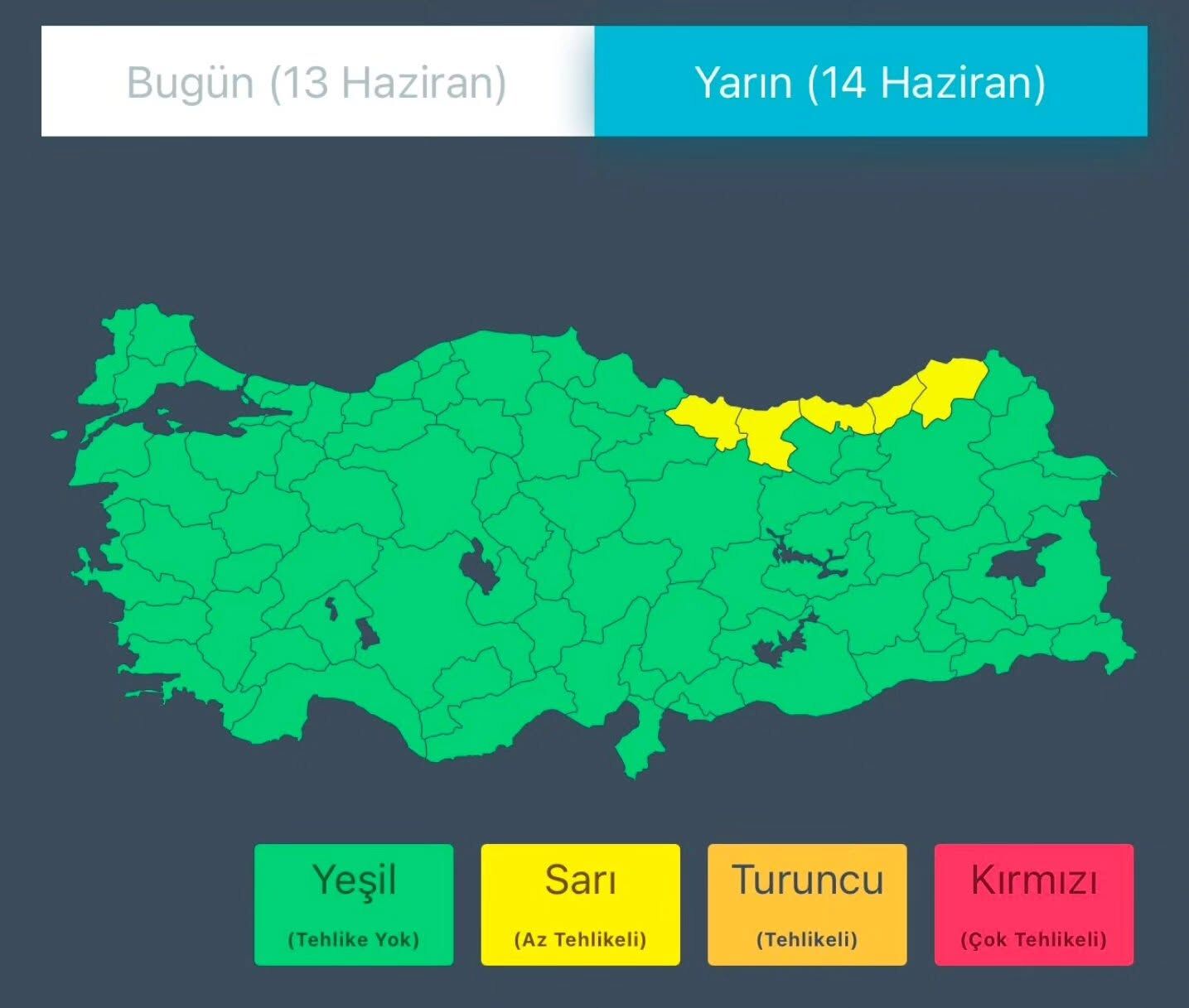 Meteorolojiden Aydın’a Sarı Alarm! Kuvvetli Geliyor (2)