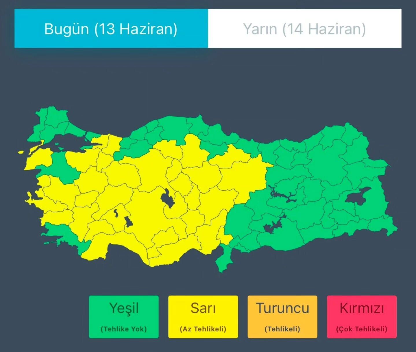 Meteorolojiden Aydın’a Sarı Alarm! Kuvvetli Geliyor (3)