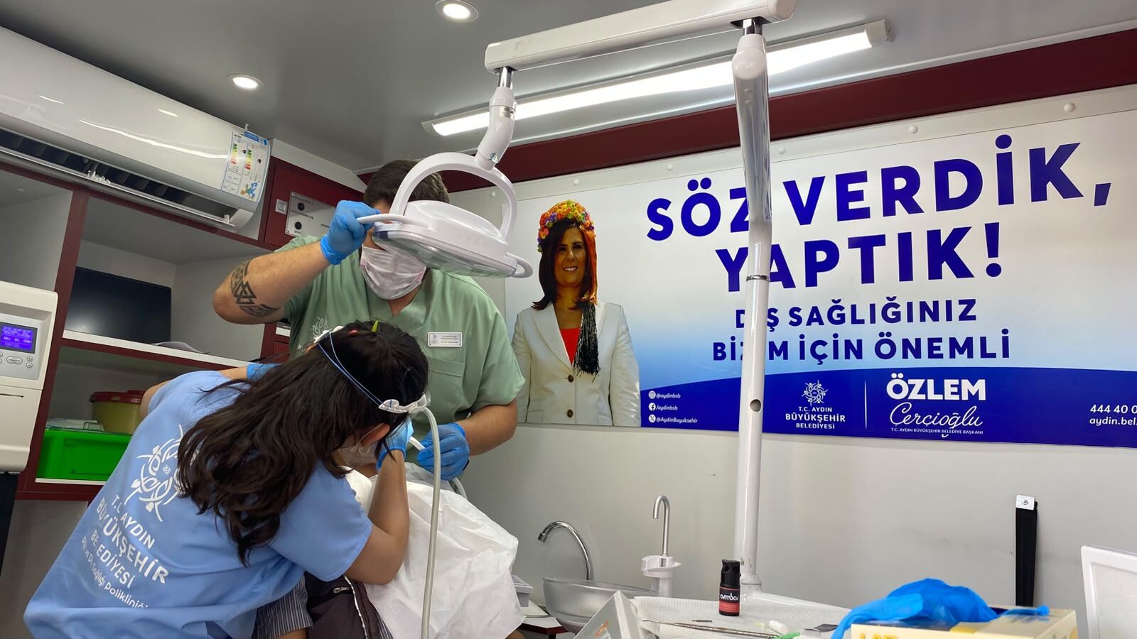 Sosyal Belediyecilikte Özlem Çerçioğlu İmzası Mobil Diş Kliniği Bozdoğan’da (6)