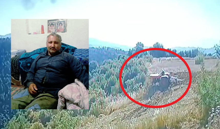 Traktör kazasında 52 yaşındaki çiftçi hayatını kaybetti