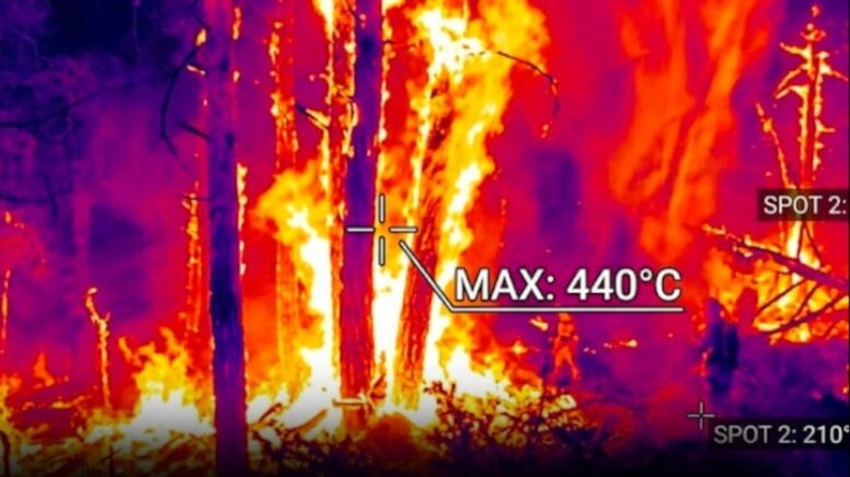 440 Derece Ölçüldü.. Aydın’daki Orman Yangınında Ekipler Zamanla Yarışıyor (2)