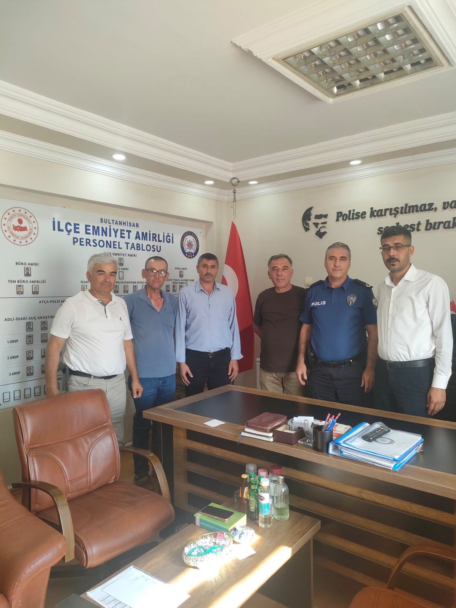 Ak Parti Sultanhisar Teşkilatından İlçe Emniyet Amiri Mehmet Solak’a Ziyaret (2)