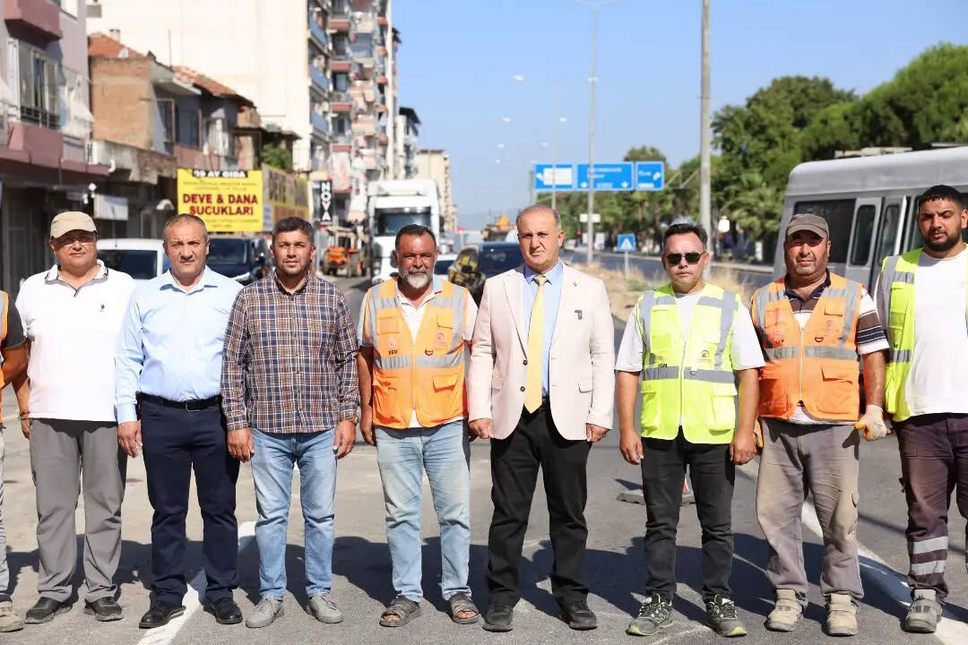 Aydın’da Hizmet Siyasetinin Son Eseri Dev Yatırımda Sıcak Asfalt Tamam (4)