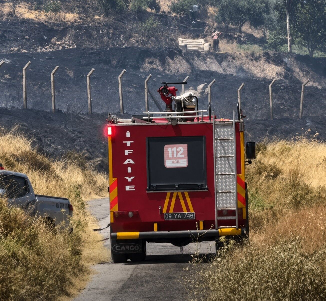 Aydın’da Yangın Çıktı (1)