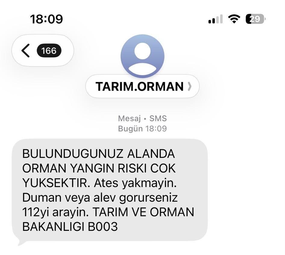 Aydınlılara Kritik Uyarı Telefonlara Sms Geldi, Risk Çok Yüksek (1)