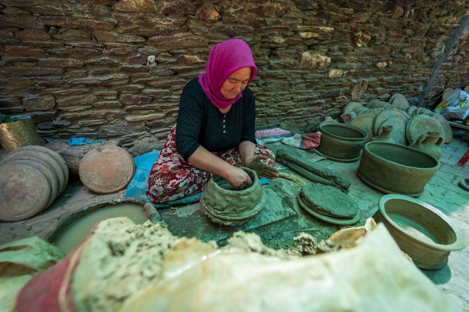 Binlerce Yıllık Gelenek Çömlek Üretimi Kadın Emeğiyle Yaşatılıyor (1)