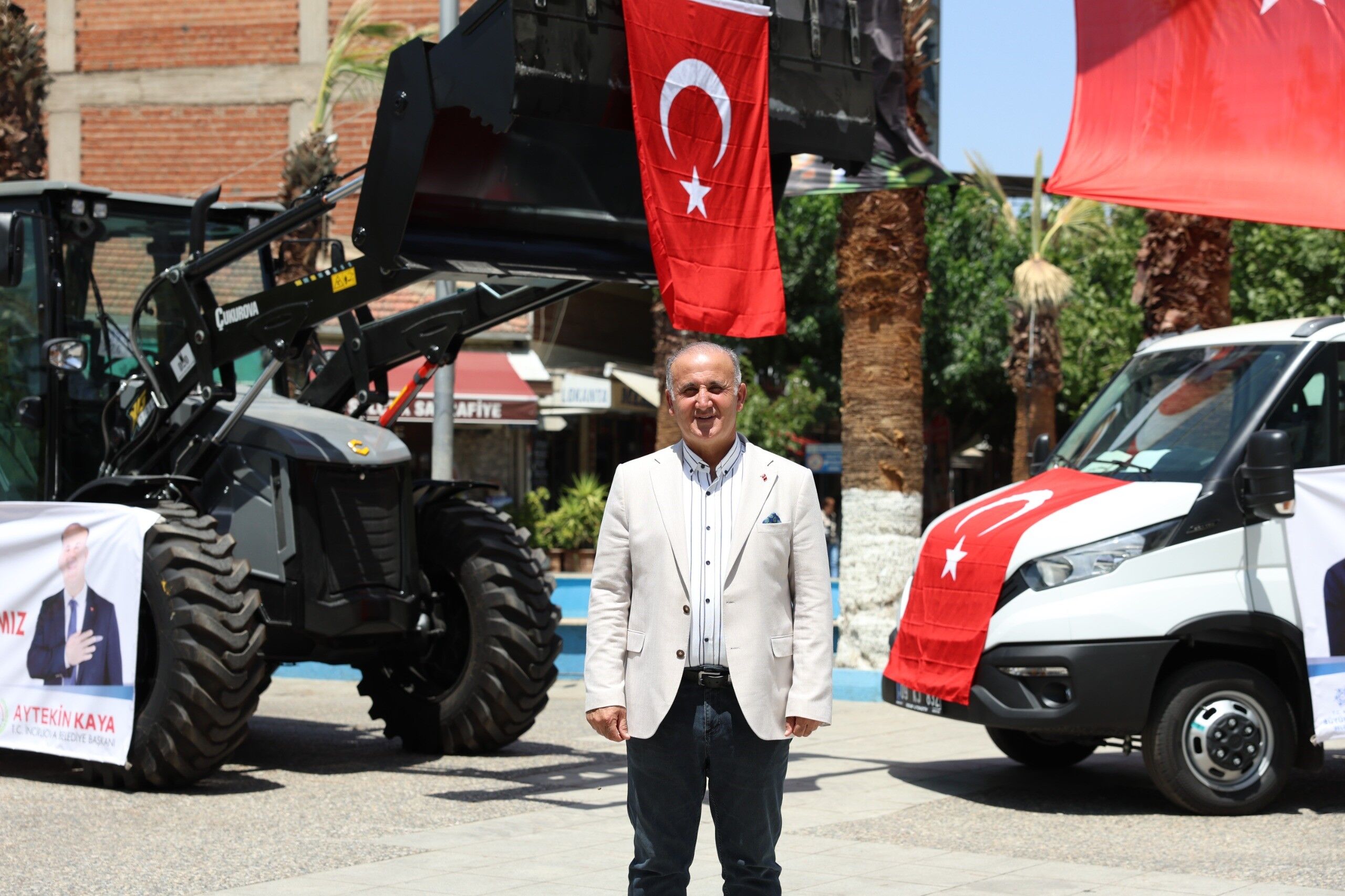 Çerçioğlu Tahsis Etti, İncirliova’ya Yeni Araçlar Geldi (2)
