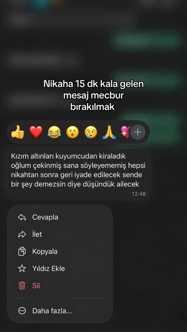 Gelin Nikaha 15 Dakika Kala Gelen Mesajla Yıkıldı (1)